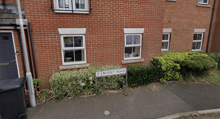 Russet Road in Ipswich